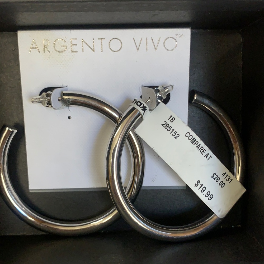 Silver Hoop Earrings